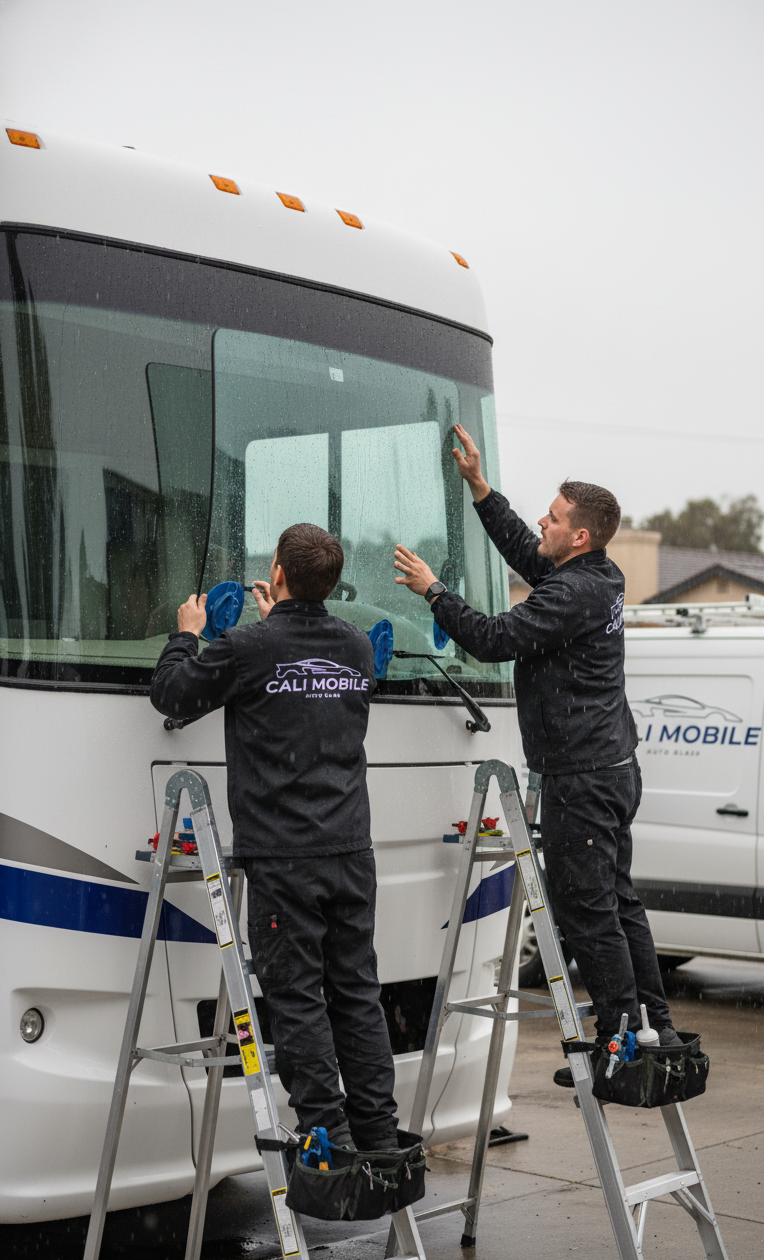 RV Windshield Repair and Replacement - Cali Mobile Auto Glass